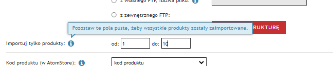 moduł importu xml atomstore automatyczna aktualizacja produktów